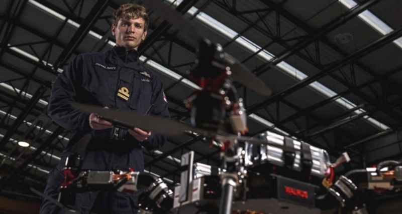UK Royal Navy Expert Squadron Builds Own Drone