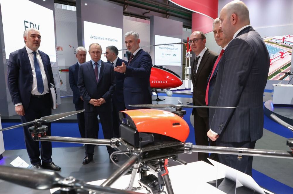 Putin Announces $6M Investment During Moscow Drone Center  Visit