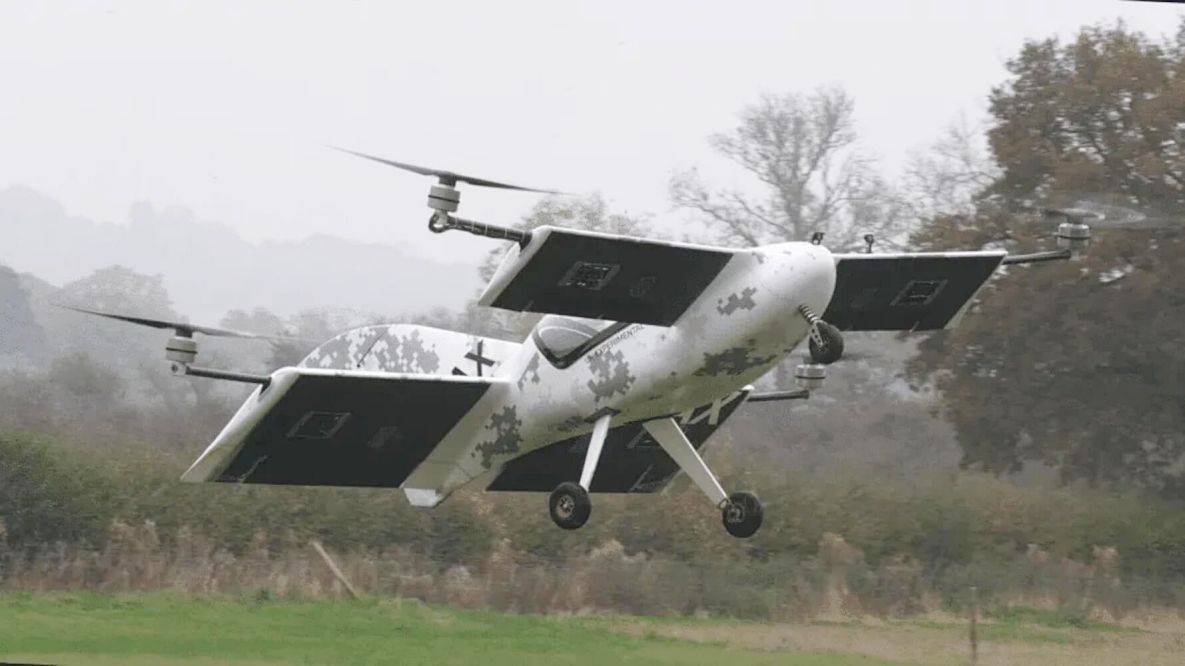 Skyfly’s eHarrier eVTOL Selected for UK Ministry of Defence Heavy-Lift UAS Supplier Framework