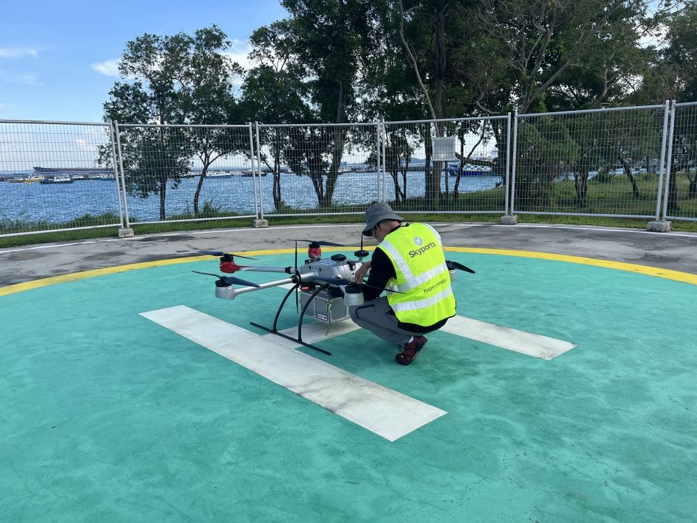 Skyports Drone Services Introduces Cash-to-Master Drone Deliveries in Singapore and Korea