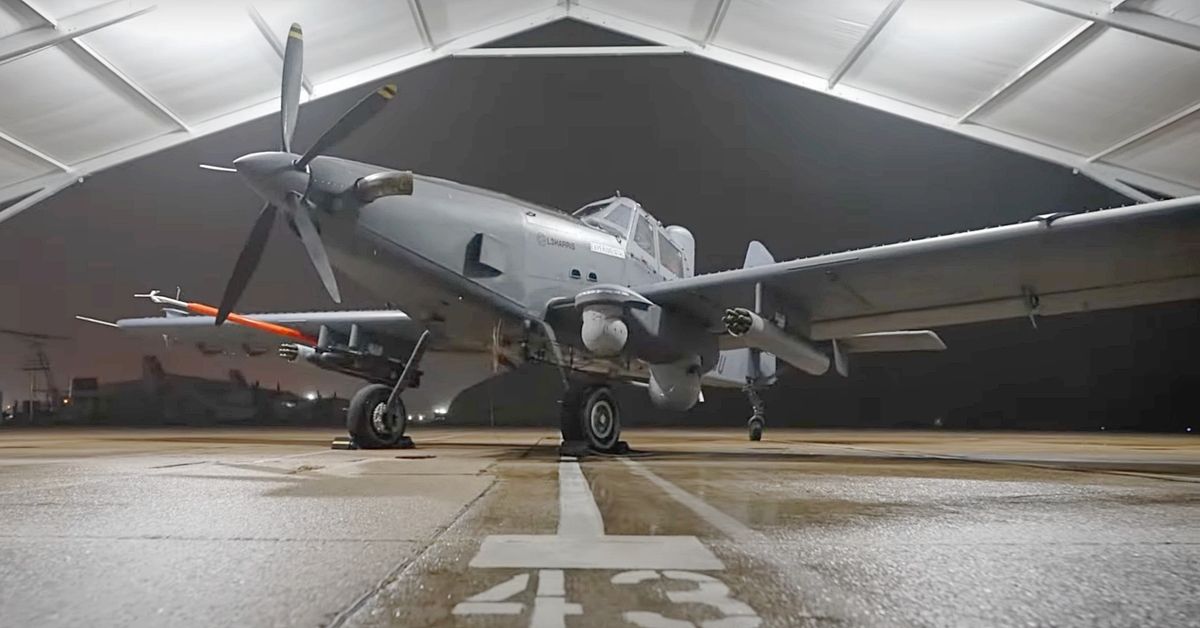 First Mission-Ready Skyraider II Arrives at Air Force Special Operations Command