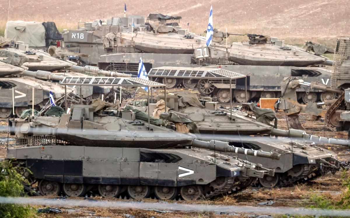 Israeli Merkava 4 Tanks Get Anti-Drone Cages