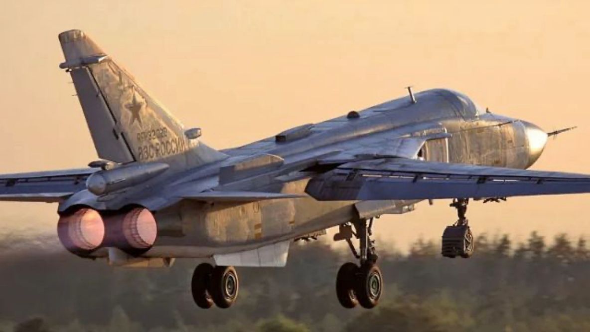 Russian Su-24 Bomber Destroyed by Chinese FH-95 Drone Attack