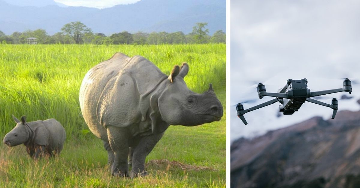 Wildlife Drones Saving Rhinos from Poachers in India's National Parks