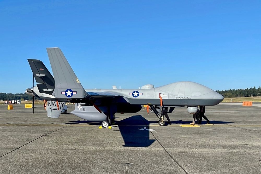 MQ-9B SeaGuardian Showcased in NAS Whidbey Island Open House