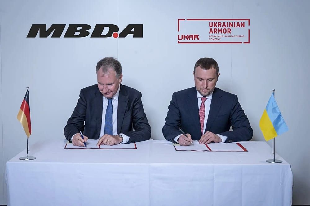 MBDA and Ukrainian Armor Announce Strategic Partnership to Develop Deep Strike and C-UAS Capabilities