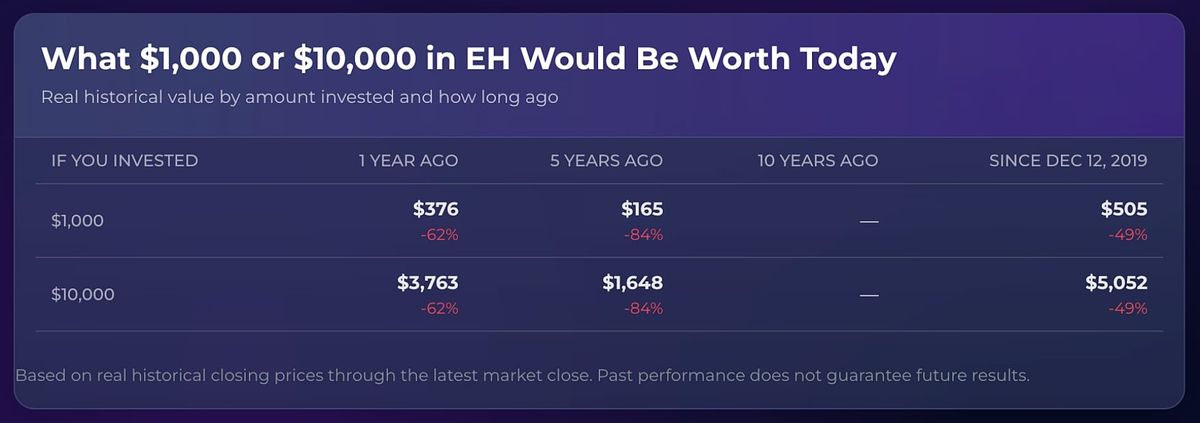 If You Invested in Ehang Holdings Ltd ?