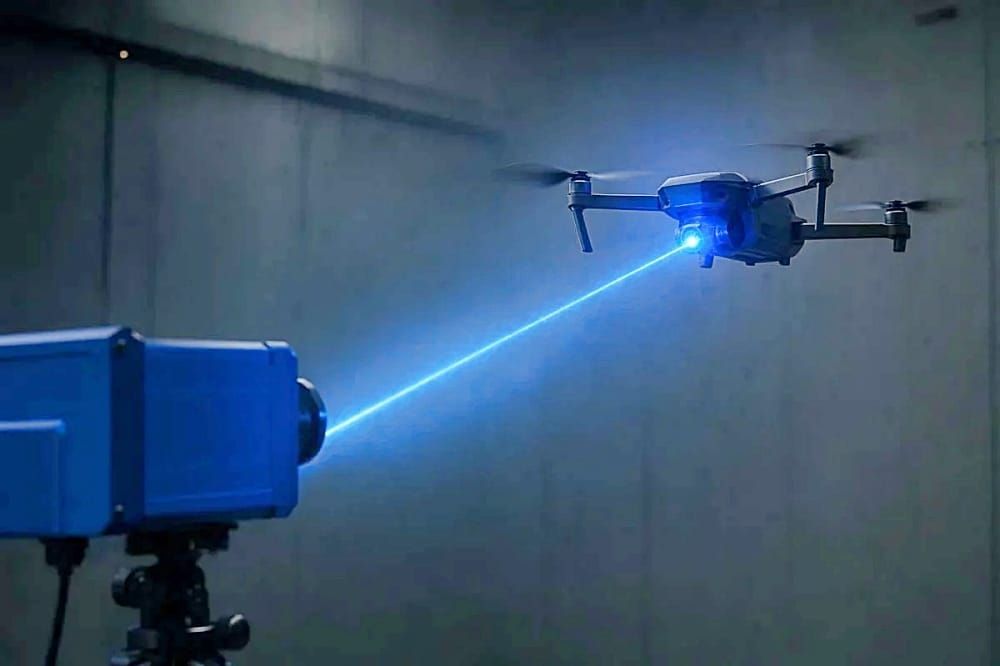 Laser Dazzler Blinds Drone Sensors in Breakthrough C-UAS Technology Trials