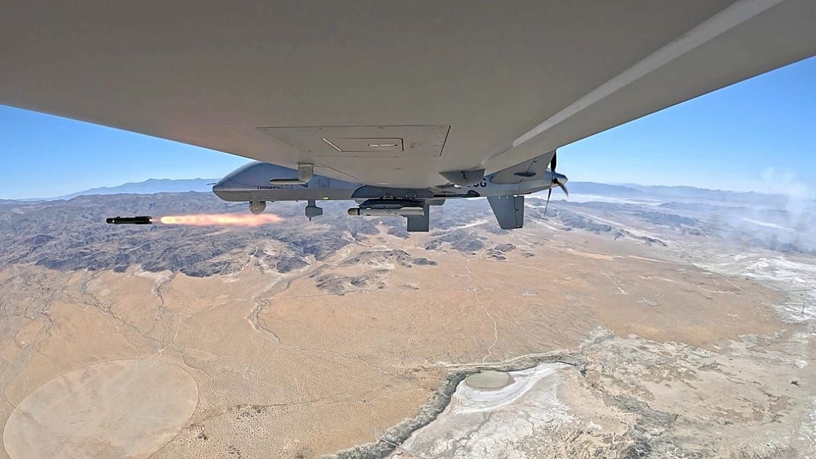 GA-ASI Completes Qualification Testing for UK Protector Weapons