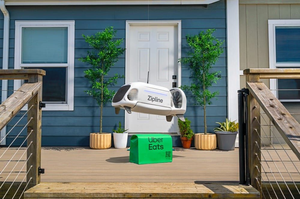 Uber and Zipline Partner on Drone Delivery