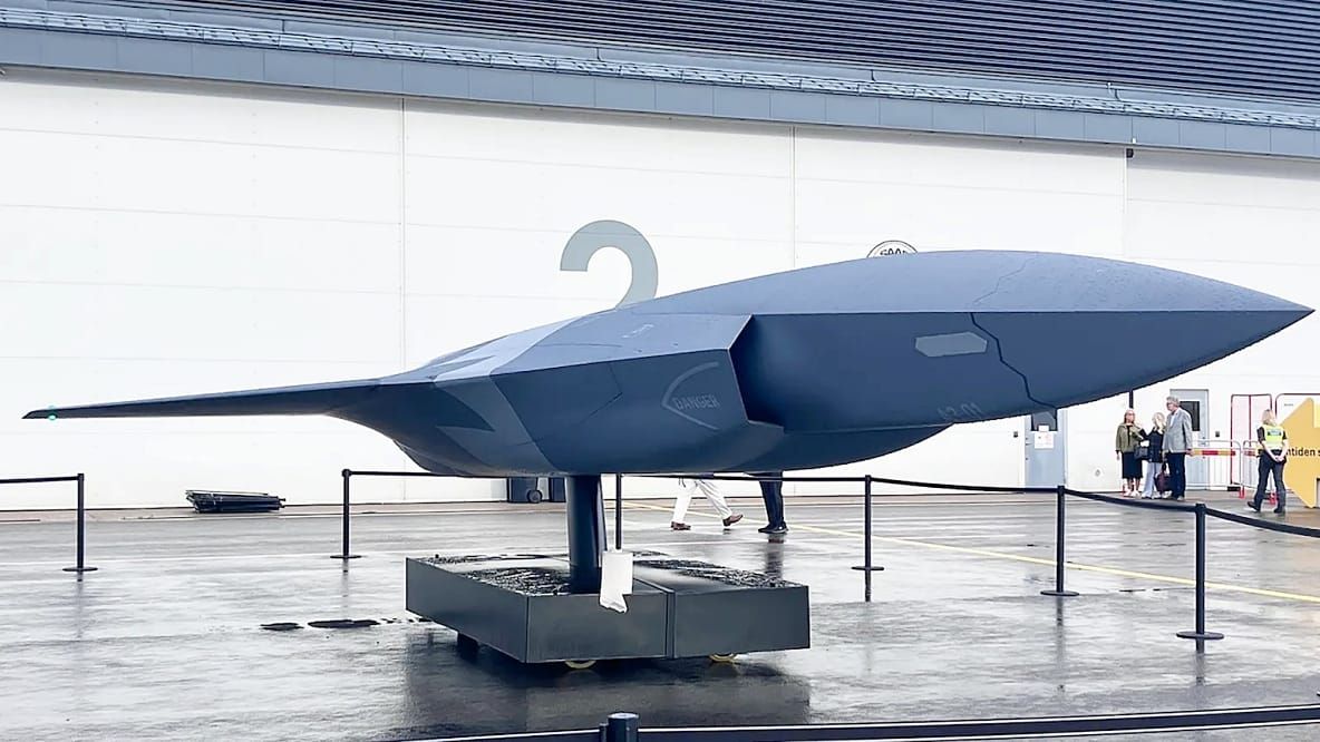 Saab Unveils Stealthy Supersonic ‘Fighter Drone’ Concept