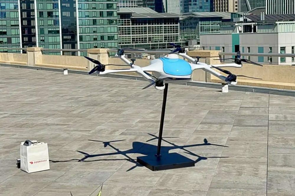 DoorDash says Delivery Drone is Lighter and Quieter than Amazon's