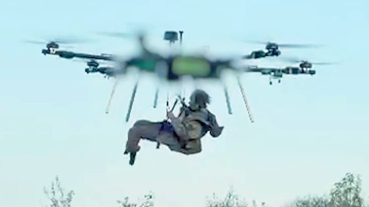 Ukraine Rescues Wounded Soldier from Frontline by Drone
