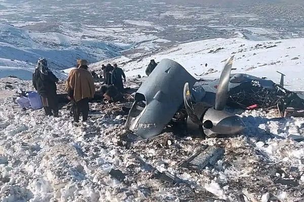 U S MQ-9 Reaper Crashes in Afghanistan