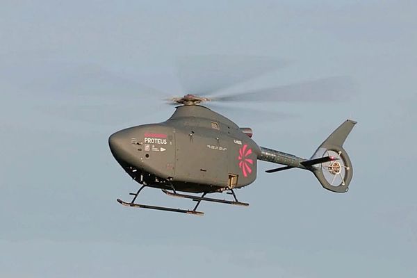New UK Royal Navy Autonomous Helicopter Makes Historic First Flight