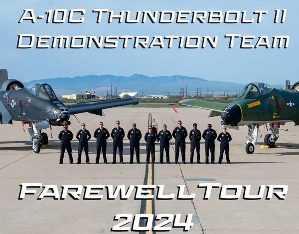 Farewell, Warthog: A-10 Demo Team Announces its Last Season