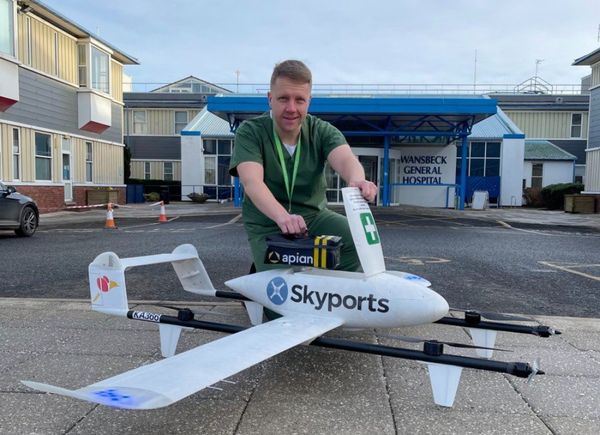 UK Health Service to Test Drone Flights for Medical Supplies between Northumberland Hospitals