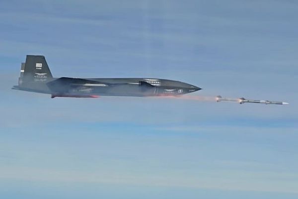 Bayraktar Kizilelma Unmanned Fighter Executes Beyond Visual Range Simulated Air-to-Air Strike