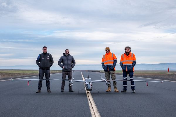 First Fixed-Wing VTOL Integration of Long-Range Dual Sensor System