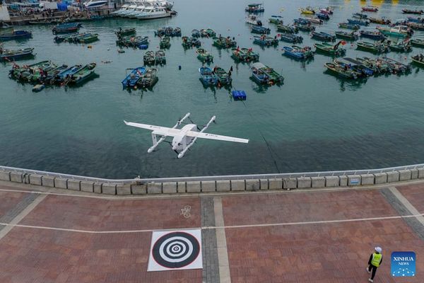 Drone Delivery Flights Carrying Seafood Begin Operation in Shenzhen