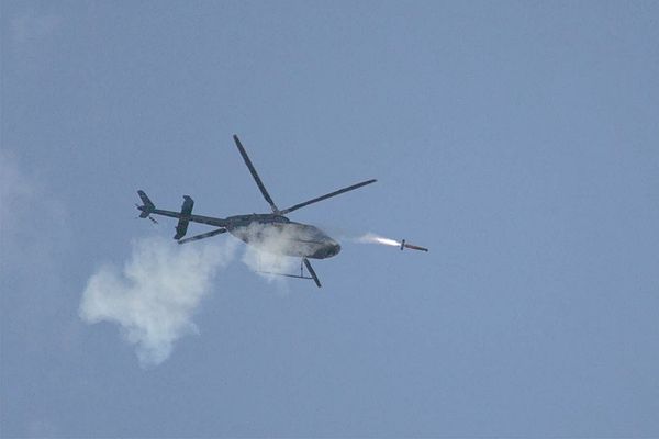 Raytheon Launches New Coyote Variant from Helicopter