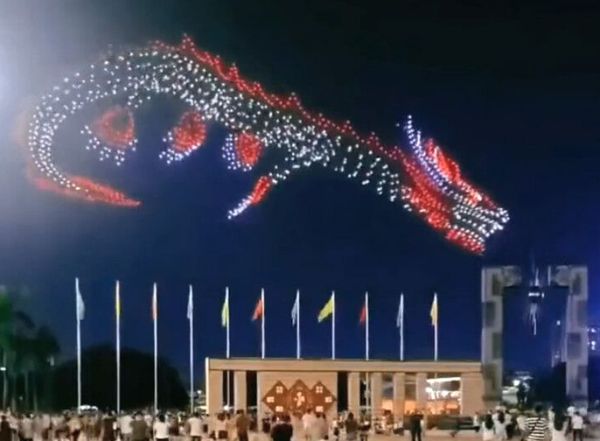 Dragon Boat Festival Drone Show in Shenzhen