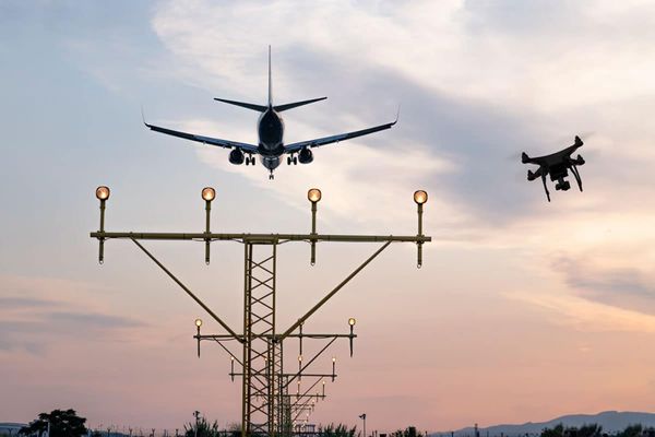 Researchers Study Near Misses Between Airplanes and Drones