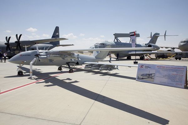 Egyptian Company Unveils MALE Drone and Smart Munitions
