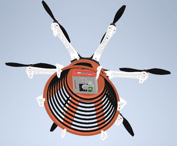 Novel Design of Conical-Shaped Wireless Charger for UAVs