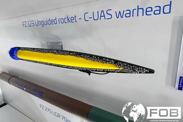 Thales Develops $10K Laser-Guided C-UAS Rocket for Ukraine