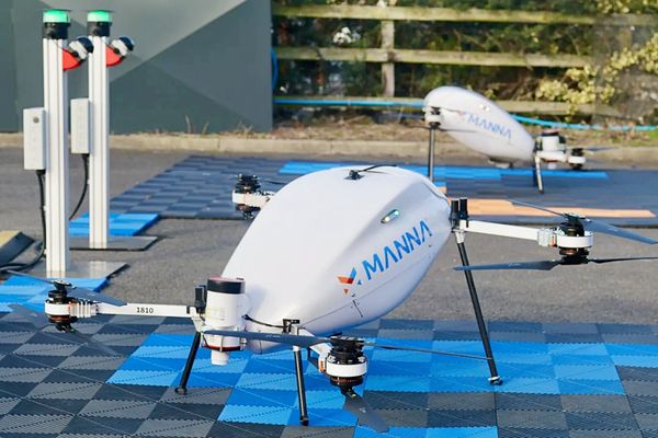 Vodafone and Manna Test Drone Home Delivery