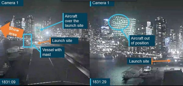 Strong Winds Blamed for 427 Drones Falling into River During Women’s World Cup Light Show