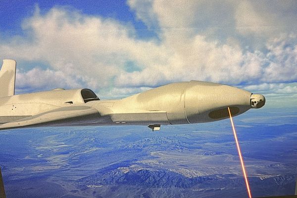 MQ-20 Avenger Depicted with Laser Weapon in its Nose