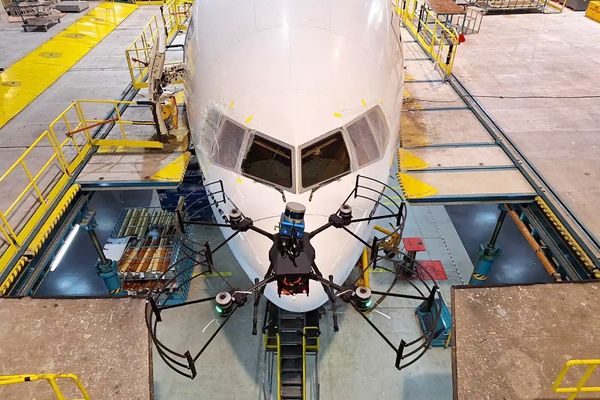 NASA Small Business Funding Enables Aircraft Inspection by Drone