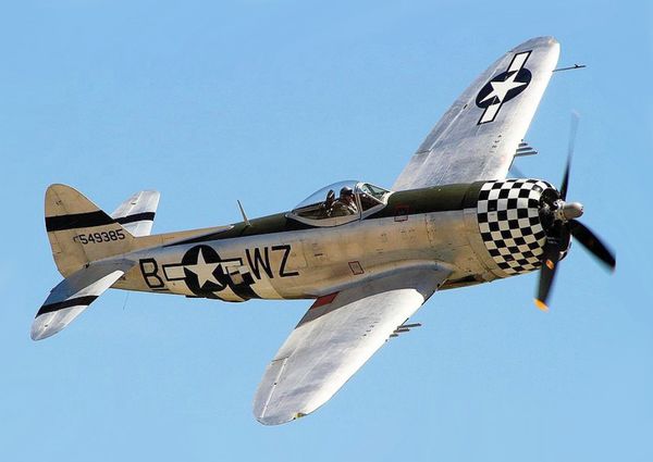 Republic P-47 Thunderbolt - US fighter that Destroyed Over 7,000 Enemy Aircraft