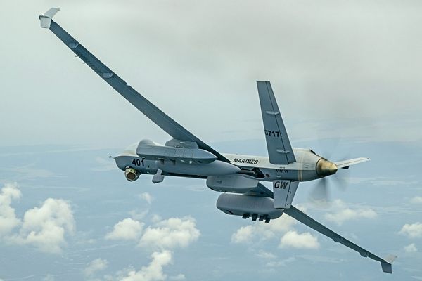 US Marines Fly MQ-9 Reaper with SkyTower II and RDESS/SOAR Pods