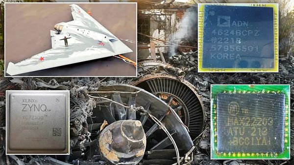 Russia’s S-70 Hunter Flying Wing Drone Downed in Ukraine Packed with Western Components