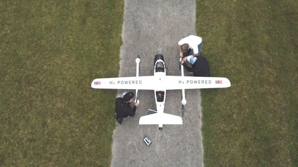 First  Australian Hydrogen Drone  Flight