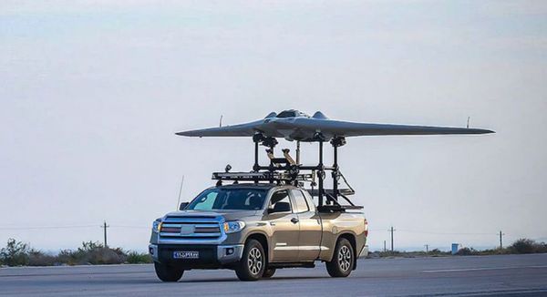 Iran's Shahed-191 UAV Launched from a Toyota Tundra