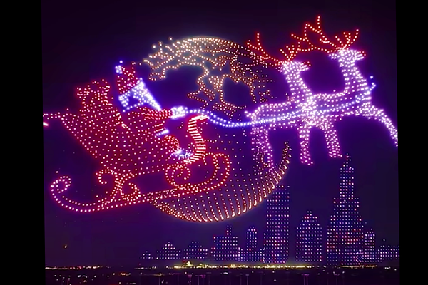 5,000 DRONE SANTA