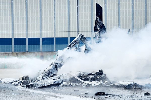 ​Heron Destroys $14M Parked South Korean Surion Helicopter on Landing