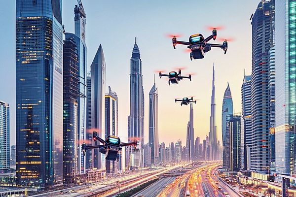 UAE Begins Mapping Air Corridors for Air Taxis and Cargo Drones to Transform Urban Transportation
