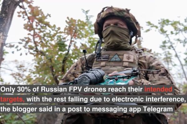 Russia's FPV Drones Foiled by its Own Signal Jammers