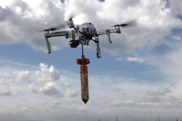 Ukraine says Russian Drones Dropped Grenades Packed with Chemical Agents