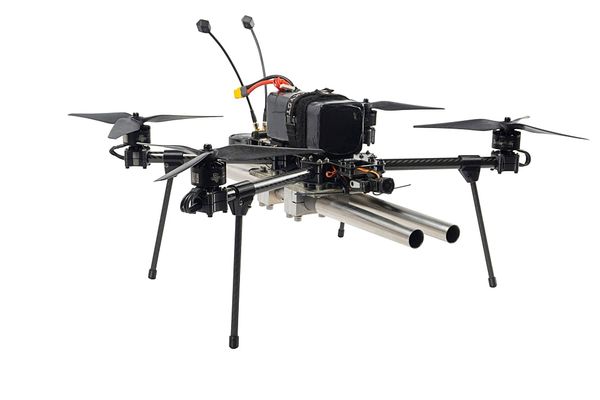 Ukraine's VARTA DroneHunter Drone Interception System Presented in Latvia