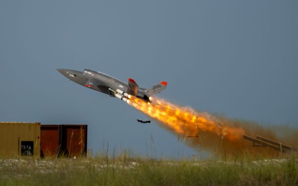 AI-Enabled XQ-58 UAV Accomplishes Tactical Test