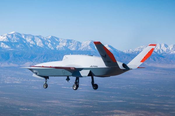 XQ-67A Demonstrates Autonomy and Datalink Interoperability During High Desert Flight Test