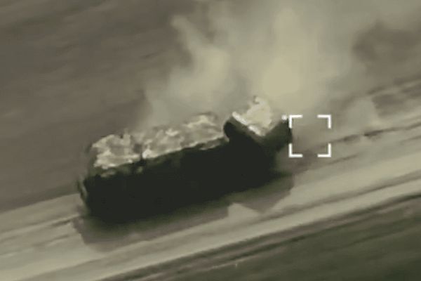 Ukrainian Drones Destroy Russian 'Zaslon' Naval Radar on Wheels