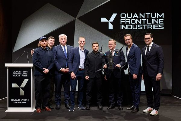 President Zelenskyy Receives First Ukrainian Drone Manufactured in Germany by Quantum Frontline Industries