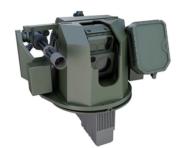 Rheinmetall Showcases C-UAS Remote-Controlled Weapon Station